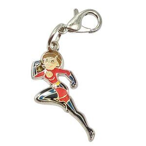 Vtg Disney Pixar Mrs Incredible Elastigirl Clip On Charm The Incredibles Zipper